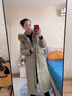 DRPR品牌女裝內(nèi)膽可拆卸長(zhǎng)款派克服女2025冬季新款潮流毛領(lǐng)皮草外套 卡其綠 M 曬單實(shí)拍圖