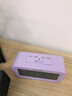JCZS德國品牌智能鬧鐘電子小鬧鐘學(xué)生專用充電強(qiáng)力叫醒起床神器男女孩鬧鈴 熏衣紫語音+星期+三組鬧鈴電池款 曬單實(shí)拍圖