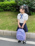 迪士尼（disney）幼兒園書包兒童女孩可愛超輕高顏值透氣大容量雙肩包背包  冰雪紫 曬單實拍圖