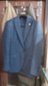 報喜鳥男士西服套裝(上衣)修身純羊毛雙開叉正裝EBB223036S藍(lán)50A 曬單實拍圖