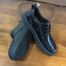 康龍男鞋休閑鞋男秋季新款真牛皮透氣防滑板鞋商務(wù)輕便軟底運動(dòng)鞋子男 黑色 【標準皮鞋碼】 41 曬單實(shí)拍圖