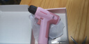 綠林小粉鉆手電鉆7.2v女生家用手槍鉆鋰電轉打孔7.2v【情人節禮盒款】 曬單實(shí)拍圖