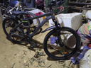 永久自行車成人山地車自行車學生男女鋁合金變速公路自行車油碟單車 【鋼架/全套密封軸承】摩天灰 24速 24寸【推薦145-170cm】 曬單實拍圖