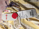 芬騰睡褲女夏季純棉薄款透氣短褲女款休閑寬松家居褲單褲 黃色條紋 M 曬單實(shí)拍圖