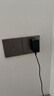 施耐德電氣 雙聯(lián)六類信息插座面板 86型電腦網(wǎng)絡(luò)網(wǎng)線插座 皓呈系列 薄霧灰色 曬單實拍圖