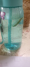 特百惠（Tupperware）水杯550ML樂(lè )C隨心杯 吸管水杯防漏隨心壺 男女士便攜運動(dòng)水瓶 樂(lè )c碧海藍 550ml 曬單實(shí)拍圖