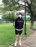 卡圖弛潮牌印花黑色連帽衛(wèi)衣男春秋季重磅美式高街休閑寬松情侶上衣外套 黑色 常規(guī) XL 【建議120-140斤】 曬單實(shí)拍圖