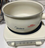 美的（Midea）電煮鍋 電蒸鍋 電炒鍋 電熱鍋 2.6L分體式 小型1-2人學(xué)生宿舍多功能鍋 泡面鍋 XZC2061 配蒸籠 曬單實拍圖