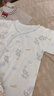 貝瑞加（Babyprints）寶寶連體衣2件裝純棉嬰兒衣服柔軟滿月服長袖哈衣家居爬服 熊象66 曬單實拍圖