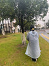 DUTRIEUX演唱會一次性雨衣連體成人旅游外穿兒童男女加厚雨披戶外登山透明 一次性成人雨衣【藍色波點】 成人均碼【可穿150-175CM】 曬單實拍圖