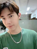 MZMZ鉑金項鏈男士古巴素鏈PT950白金時尚裝飾嘻哈情人節(jié)七夕禮物 輕奢古巴鏈-寬7mm鏈長50+5 曬單實拍圖