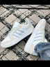 adidas ENTRAP美式校園風(fēng)運(yùn)動(dòng)板鞋男女少年感復(fù)古籃球鞋阿迪達(dá)斯 白色/淺藍(lán)/灰色   41 曬單實(shí)拍圖