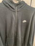 耐克（NIKE）男裝女裝 秋季線圈加厚情侶運(yùn)動(dòng)服舒適訓(xùn)練休閑夾克針織外套 連帽黑色單件BV2649-010男女同款 XL 曬單實(shí)拍圖