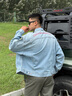 Calvin KleinJeans【新品禮盒】25早秋男復古ck純棉翻領(lǐng)潮殼牛仔外套4RC720G X6H-牛仔淺藍 XL 曬單實(shí)拍圖