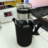 【送杯套】大容量加厚玻璃杯子便攜噸噸杯茶水分離帶杯套泡茶水杯 透明 1000ml噸噸桶 1只裝 曬單實(shí)拍圖