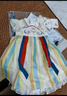 巴拉巴拉女童國風裙子連衣裙夏季刺繡漢服襦裙精致刺繡新中式時尚 白紅色調(diào)00316 130 曬單實拍圖