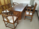 拾興胡桃木茶桌椅組合客廳實(shí)木大板茶桌茶臺一體桌家用原木整板泡茶臺 1富貴椅+4圍椅+茶水柜 2米胡桃木大板茶桌 曬單實(shí)拍圖