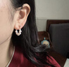 伊燦趙露思同款淡水仿珍珠耳環(huán)女2025新款爆款耳釘輕奢高級感氣質耳飾 七顆淡水珍珠耳環(huán) 曬單實拍圖