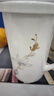 金嵐玉 骨瓷馬克杯個性水杯創(chuàng)意杯子牛奶杯水杯可愛韓版簡約咖啡杯 玉蘭花開-420毫升V杯+蓋子 曬單實拍圖