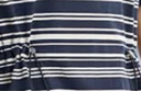 beanpole【度假連衣裙】濱波  春夏女士入門價(jià)腰部抽繩條紋T恤連衣裙 藏青色 S 160/84A 曬單實(shí)拍圖