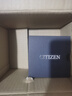 西鐵城（CITIZEN）西鐵城 CITIZEN 手表光動能日星雙顯皮帶休閑時尚男表AW0077-19LB 曬單實拍圖