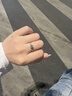 BOEAY一克拉莫桑鉆石戒指女款鉆戒純銀結求婚戒指鐘久久520情人節禮物 【摯愛(ài)玫瑰禮盒/順豐空運】一克拉女戒 曬單實(shí)拍圖