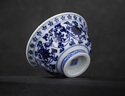 景德鎮(zhèn)陶瓷茶杯手繪青花主人杯中式仿古壓手杯建軍節(jié)高檔禮品禮盒纏枝蓮 曬單實(shí)拍圖