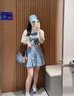 美職棒（MLB）官方旗艦 男女情侶裝短袖25夏季新款上衣后背仿牛仔老花半袖服T恤 紐約洋基隊(duì)1053/象牙色 M 170/92A 曬單實(shí)拍圖