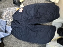 戴維貝拉（DAVE＆BELLA）兒童棉褲加厚女童休閑褲小童保暖褲洋氣幼兒長(cháng)褲冬季新款童褲 藏青色【現貨】 90 cm（建議身高80-90cm） 曬單實(shí)拍圖