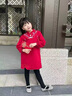G.DUCKKIDS小黃鴨漢服女童連衣裙秋冬季中國風(fēng)兒童拜年服唐裝女孩旗袍新年裝 圖片色 150 尺碼11~12歲【140-150cm】 曬單實拍圖