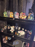 竹山下手辦柜展示柜樂高盲盒模型玩具多功能陳列架帶燈帶鎖多層收納柜子 六層丨暗夜黑80cm-帶鎖款 曬單實(shí)拍圖