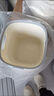 華萍垃圾桶無蓋大號(hào)15L奶黃客廳廚房衛(wèi)生間廁所家用壓圈式垃圾桶 曬單實(shí)拍圖