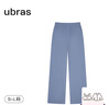 ubras【特賣】螺紋肌理闊腿百搭褲高腰直筒闊腿褲長褲女 丹寧藍(lán)色 M 曬單實拍圖