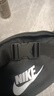 耐克（NIKE）男女腰包 單肩包斜挎包胸包休閑包DB0490-010 黑 曬單實拍圖