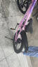 鳳凰（Phoenix）兒童山地自行車5-16歲女男孩減震變速20寸粉色 適合身高130-150cm 曬單實拍圖