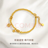 CRD克徠帝黃金手鏈有錢(qián)花足金999手鏈手串錢(qián)幣五瓣花送女友節日禮物 9g 曬單實(shí)拍圖