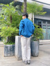 名創(chuàng)優(yōu)品（MINISO）牛仔襯衫男2025新款男士純棉水洗淺藍(lán)色長(zhǎng)袖春秋款薄款百搭外套潮 【100%純棉】淺藍(lán) XL /180(不起球不掉色) 曬單實(shí)拍圖