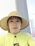 俞兆林時尚洋氣草帽夏季2025海邊出游大檐遮陽防曬帽圓頂漁夫帽子顯臉小 焦糖色  55-59cm 曬單實拍圖