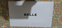 百麗（Belle）休閑舒適阿甘德訓(xùn)鞋女2025春季新商場(chǎng)同款拼色兒童板鞋 米色 35 (225mm) 曬單實(shí)拍圖