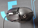 羅技（G） G502 HERO主宰者游戲鼠標電競鼠標有線RGB機械配重競技FPS吃雞宏cf送男友男生禮物 G502HERO+羅技桌墊+收納盒 曬單實拍圖