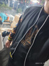 啄木鳥(niǎo)男士衛衣套裝春秋新款大碼潮牌歐貨高端設計精品時(shí)尚三件套潮男裝 三件套(衛衣+褲子+外套) 春秋季 XL (110-130斤) 曬單實(shí)拍圖