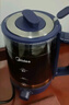 美的（Midea）養(yǎng)生壺 1L大容量一體式噴淋煮茶器蒸煮茶壺 辦公室煮茶燒水一體機 304不銹鋼花茶白茶ZC10S01 曬單實拍圖