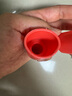 酒瓶封口塞硅膠紅酒密封塞通用香檳塞家用創(chuàng  )意簡(jiǎn)易保鮮防漏塞葡萄 紅色 2只裝 曬單實(shí)拍圖