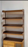 絲竹閣家用落地書(shū)架子客廳多層置物架靠墻收納儲物柜多功能學(xué)生書(shū)柜竹木 六層80茶色-帶門(mén)帶抽D225 曬單實(shí)拍圖