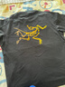ARC'TERYX始祖鳥(niǎo) KRAGG COTTON LOGO SS 透氣 男子 棉質(zhì)短袖T恤 24K BLACK/黑色 M 曬單實(shí)拍圖