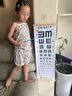 LUCYLEE日本兒童視力表測近視度數國際標準家用E字C對數3米5米驗光測試眼 【標準單E款】送指揮棒+擋眼板 曬單實(shí)拍圖