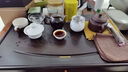 黑檀實(shí)木茶盤整塊原木家用客廳輕奢現(xiàn)代高檔茶具簡約茶臺(tái)托盤排水 觀山月50*27*4.5cm 曬單實(shí)拍圖