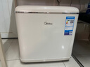 美的（Midea）46L 冰可可單門冰箱復(fù)古易嵌冷藏中小型家用宿舍家居租房家電 奶酪小方 BC-46MR 曬單實(shí)拍圖