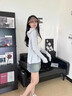 塔馳密司防曬衣女2025新款冰絲夏季防紫外線超薄透氣護(hù)手女士透氣外套 遠(yuǎn)山灰【手套款】 UPF50+ 測(cè)試卡 均碼 F 曬單實(shí)拍圖