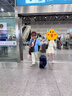 INTERNATIONAL TRAVELLER英國(guó)IT拉桿箱登機(jī)旅行箱萬(wàn)向輪超輕行李箱20英寸牛津布軟箱1157藍(lán) 曬單實(shí)拍圖